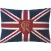 Jan Constantine Union Jack Coronation Insignia Pillow - Shield