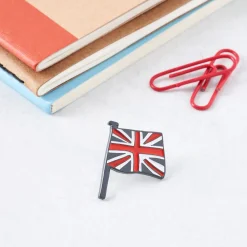 Victoria Eggs Union Jack Enamel Pin Badge