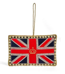 Tinker Tailor Union Jack Flag with Gold Crown Decoration by London