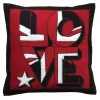Jan Constantine Union Jack Love Pillow - Red