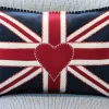Jan Constantine Union Jack Pillow - Navy
