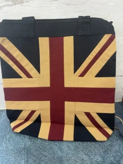 Woven Magic Union Jack Vintage Zipped Tote Bag
