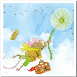 Emma Ball Up Up & Away  Greetings Card