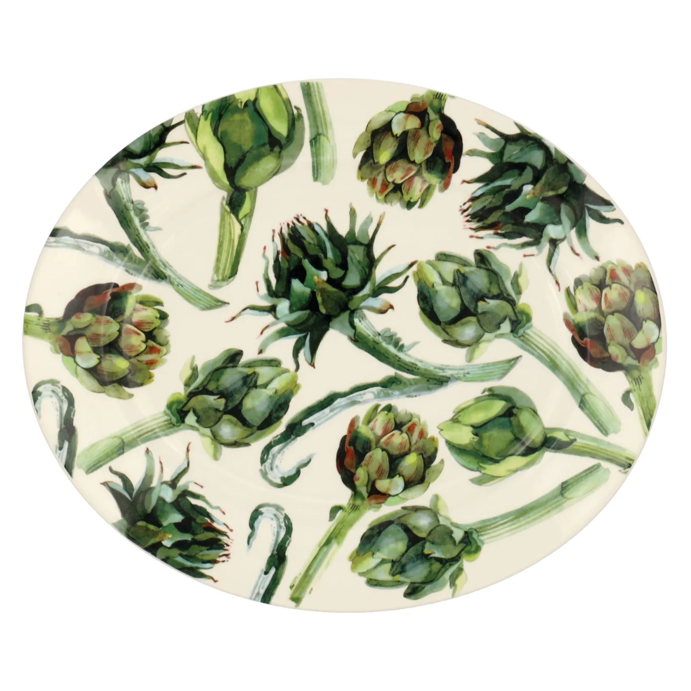 Emma Bridgewater Vegetable Garden Artichoke Medium Oval Platter