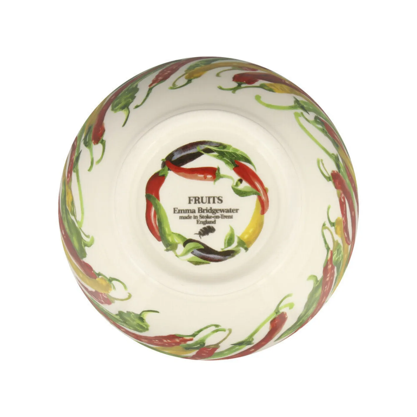 Emma Bridgewater Vegetable Garden Chili Medium Old Bowl