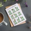 This Is Nessie Vegetable Welly Boot "Ha-pea Birthday" Birthday Card