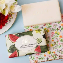 English Soap Company Vintage Cucumber & Watermelon Soap
