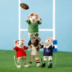 Sew Heart Felt Wales Rugby Mouse