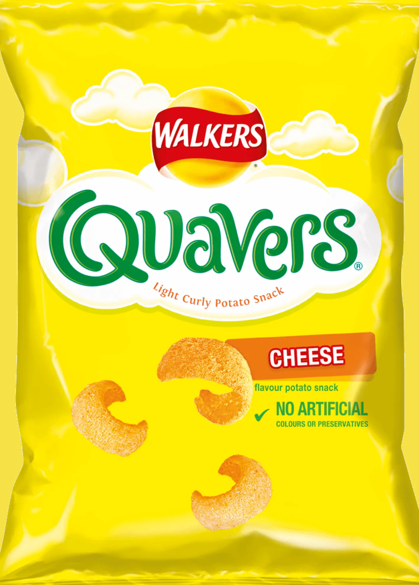 Tea & Biscuits Walkers Cheese Quavers Crisps 0.7 oz