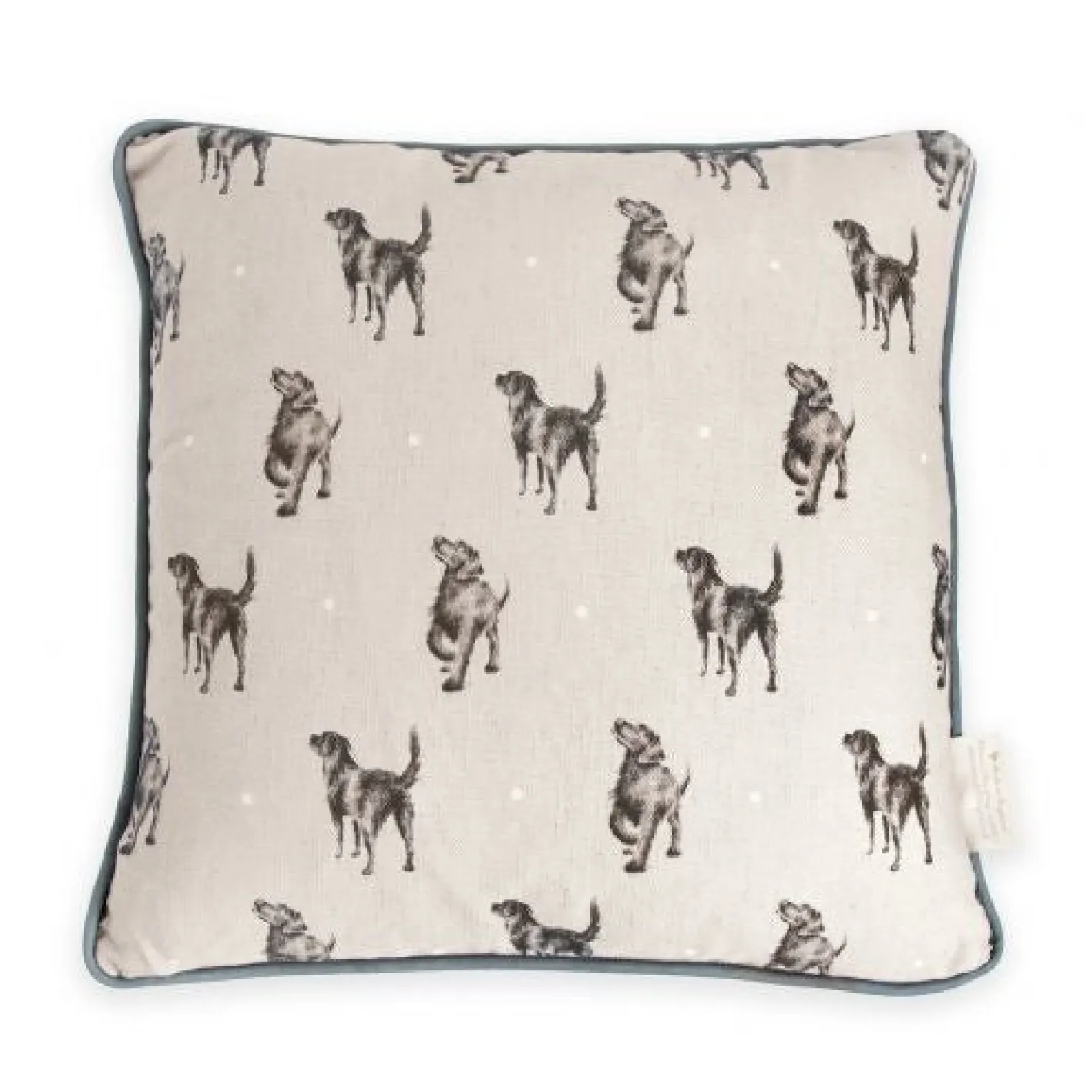Wrendale Designs 'Walkies' Decorative Pillow