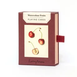Roomytown Watercolour Fruits Playing Cards