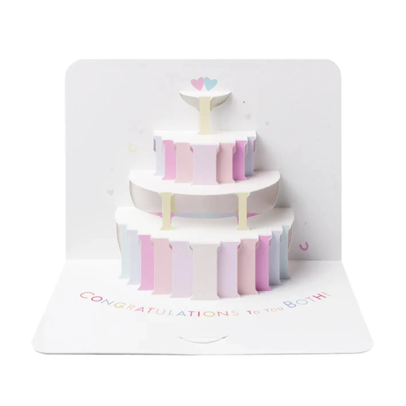 The Art File Wedding Cake Pop Out Greeting Card