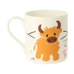 Mclaggan Smith Wee Highland Coo Bone China Mug