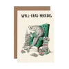 Bewilderbeest Well-Read Herring Greetings Card