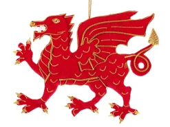 St. Nicolas Welsh Dragon Decoration
