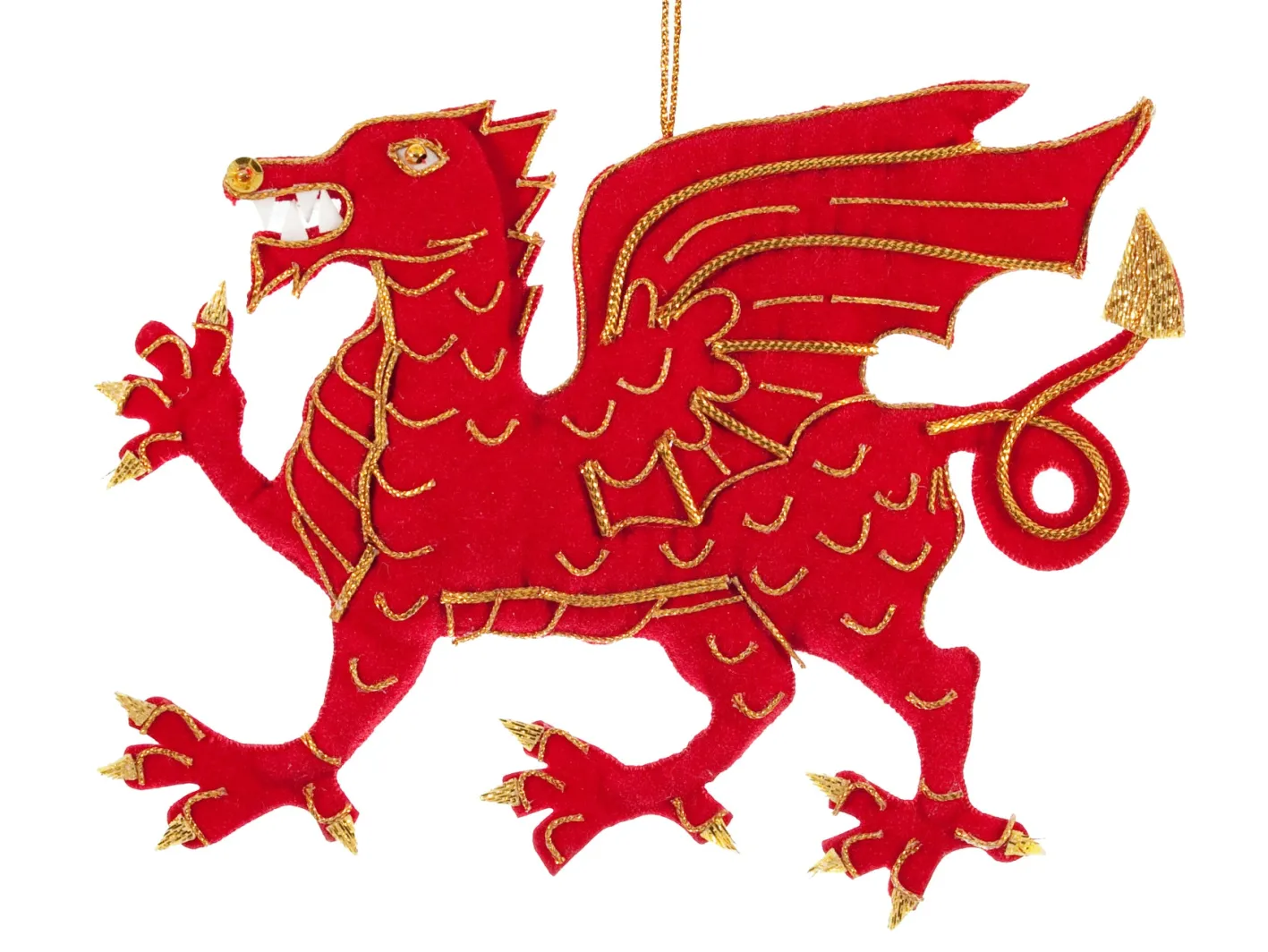 St. Nicolas Welsh Dragon Decoration