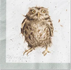 Wrendale Designs 'What a Hoot' Owl Paper Napkins