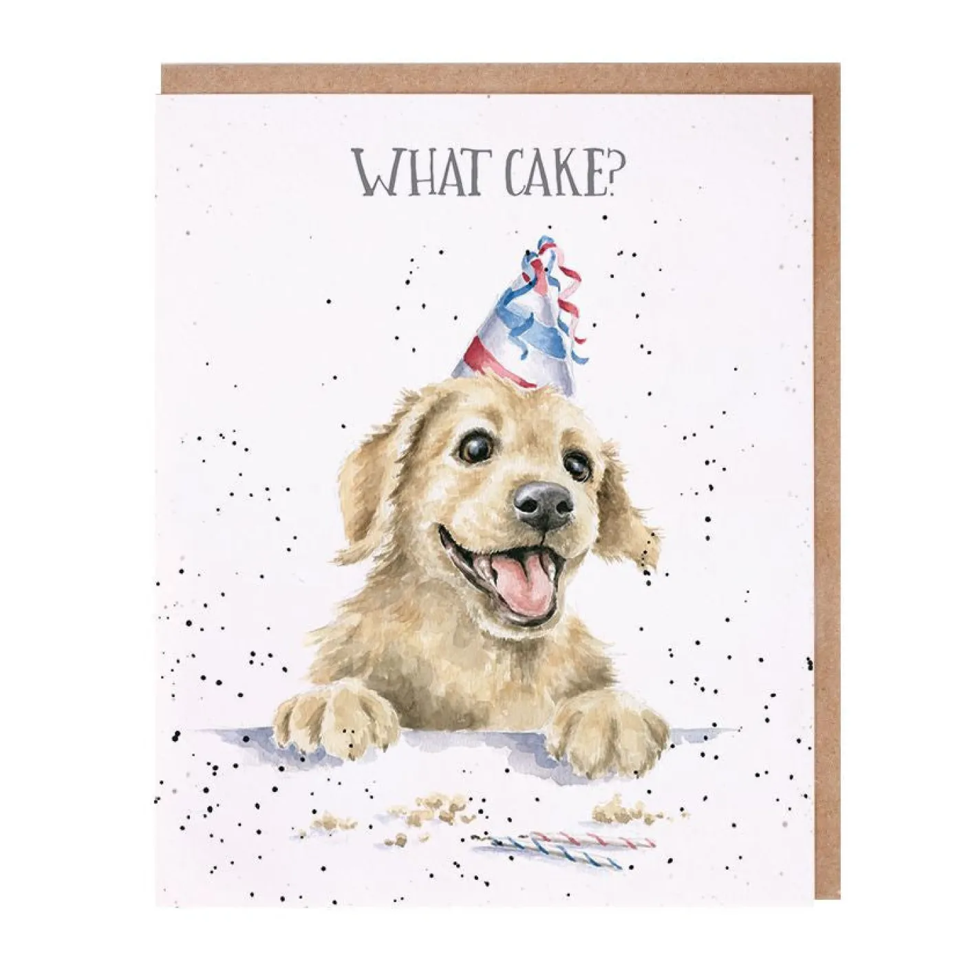 Wrendale Designs 'What Cake?' Birthday Greetings Card