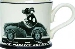 Moorland Pottery What Midlife Crisis? - It's a Dog's Life Mug by