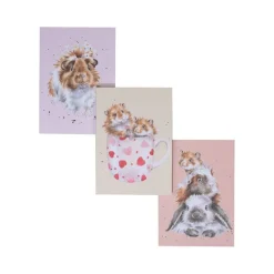 Wrendale Designs Whiskers & Paws - Set of 3 Notebooks