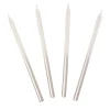 Talking Tables White and Silver Birthday Candles - 16 pack