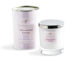 Marmalade of London White Nectarine & Honey Glass Candle