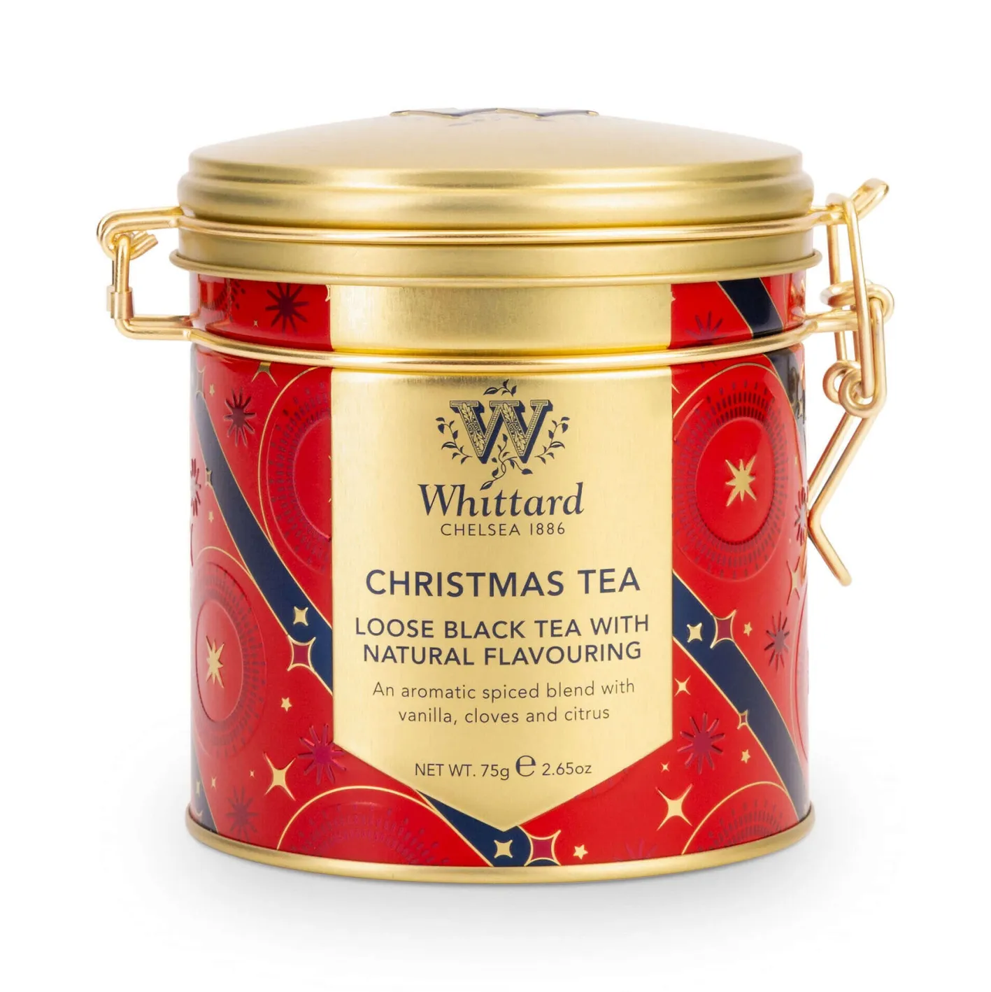 Whittard of Chelsea Whittard Christmas Tea Clip Top Caddy