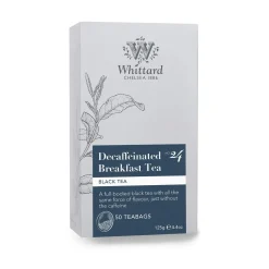 Whittard of Chelsea Whittard Decaf English Breakfast 50 Traditional Teabags