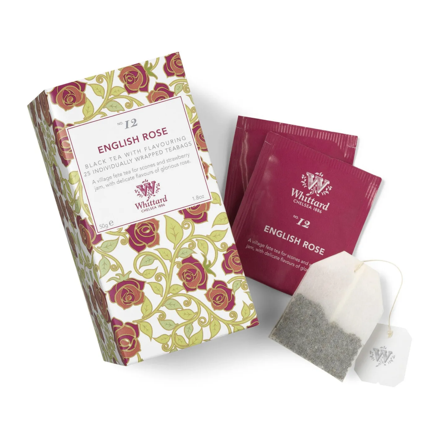 Whittard of Chelsea Whittard Tea Discoveries English Rose Tea Bags