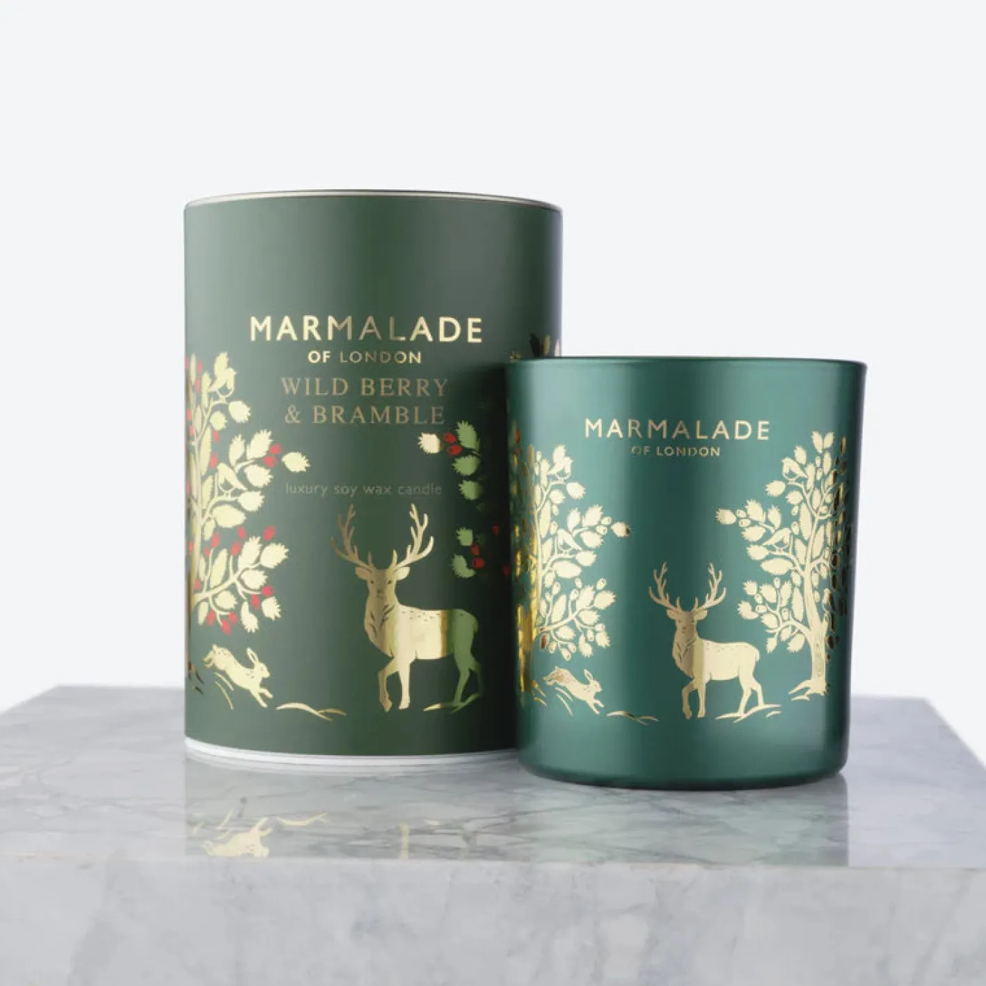 Marmalade of London Wild Berry & Bramble Large Glass Candle