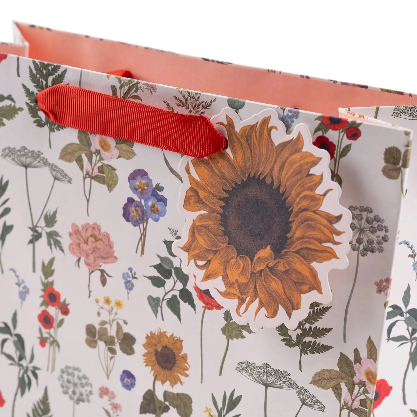 The Art File Wildflowers Medium Landscape Gift Bag
