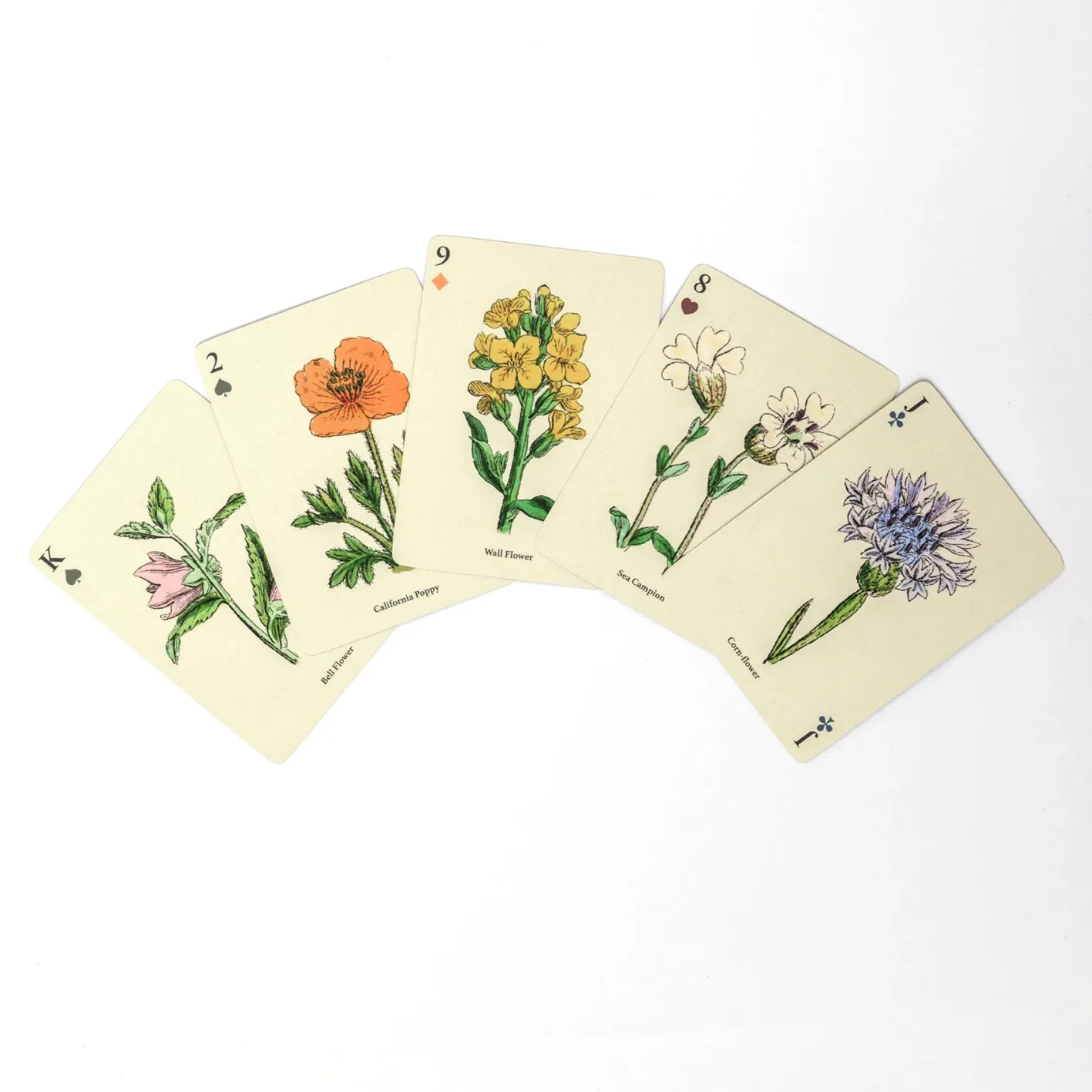 Roomytown Wildflowers Playing Cards