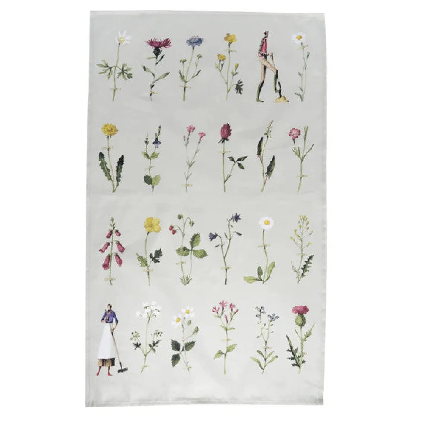 Laura Stoddart Wild Flowers Tea Towel