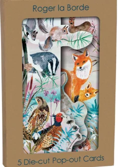Roger La Borde Wild Winter's Song Fox Tri-fold Card Pack