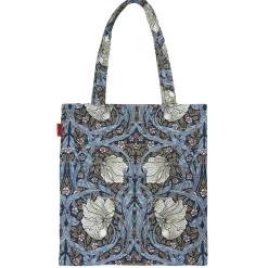 Signare William Morris Pimpernel and Thyme Blue Flat Tote Bag