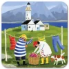 Emma Ball Windy Washing Day Coaster