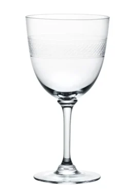 The Vintage List Wine Glass with Band Design