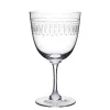 The Vintage List Wine Glass with Ovals Design by