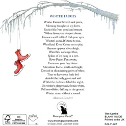 Moongazer Cards Winter Faeries Greeting Card