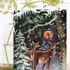 Madame Treacle Winter Night Glitter Card
