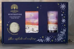 English Soap Company Wintertide "Winter Solstice" Soap and Hand Cream Gift Set
