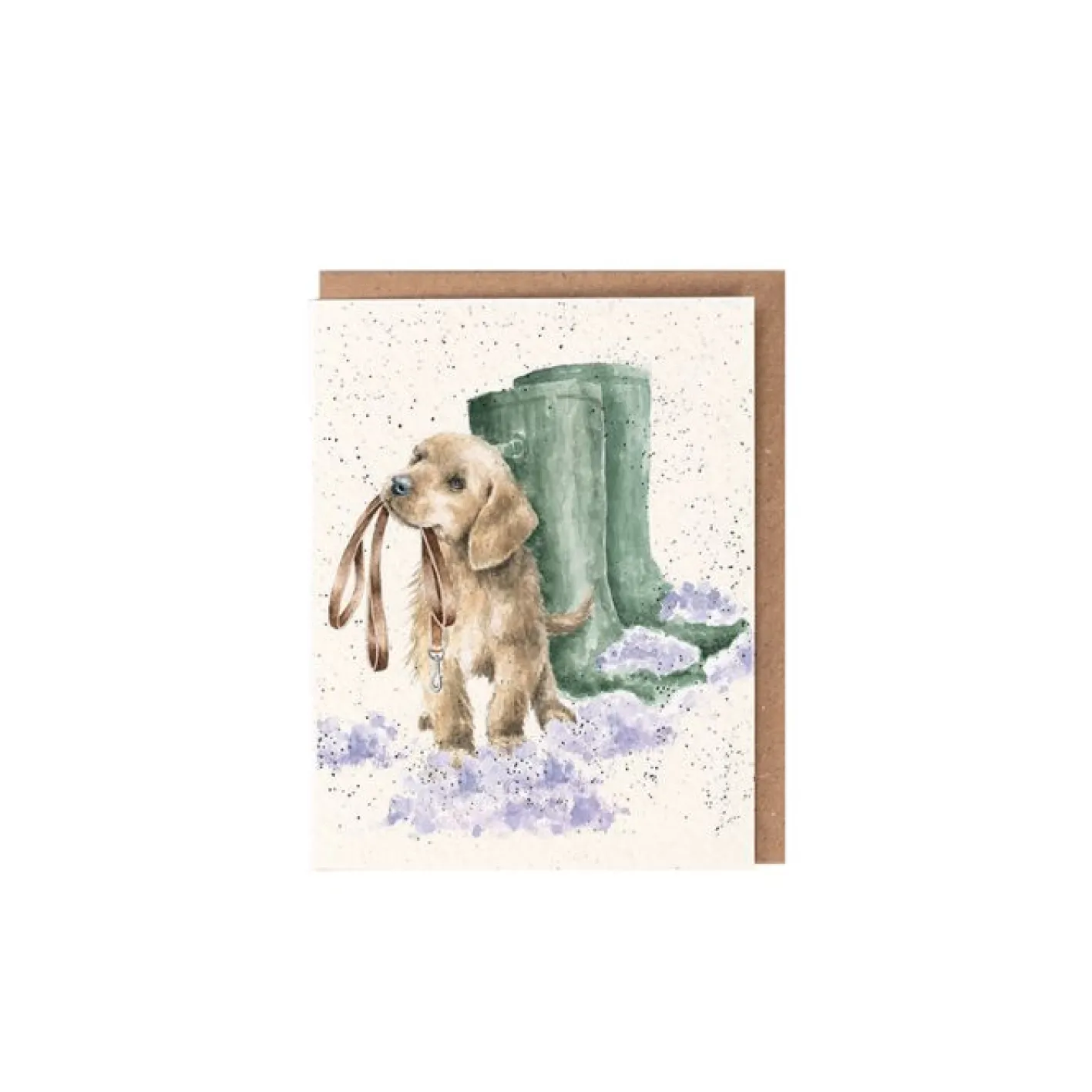 Wrendale Designs 'Winter Walk' Gift Enclosure Card