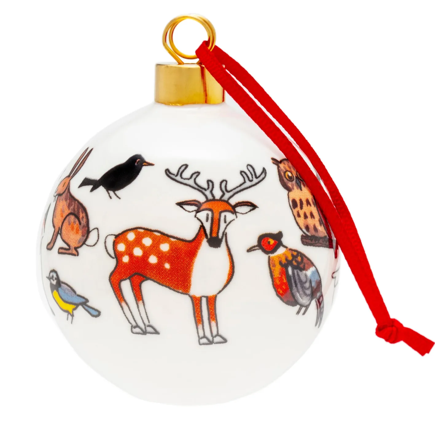 Alison Gardiner Winter Wildlife Bauble Boxed