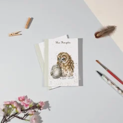 Wrendale Designs 'Wise Thoughts' Owl A6 Notebook
