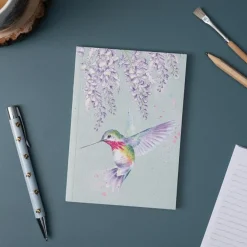 Wrendale Designs 'Wisteria Wishes' Hummingbird A6 Notebook