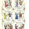 Picturemaps 6 Wives of Henry VIII Tea Towel
