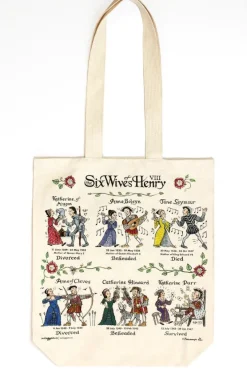 Picturemaps 6 Wives of Henry VIII Tote Bag