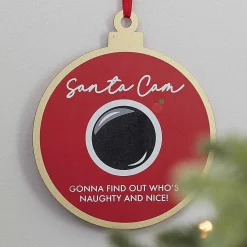Ginger Ray Wooden Santa Cam Hanging Christmas Decoration