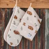 Laura Fisher Woodland Animals Cotton Tea Towel