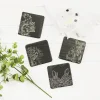 Selbrae Woodland Slate Coasters- Set of 4